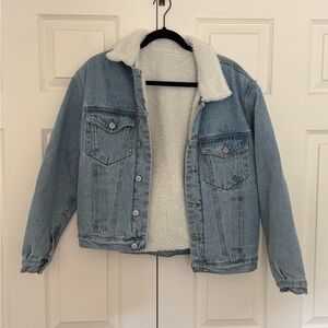 PAC Sun Blue Denim Sherpa Jacket